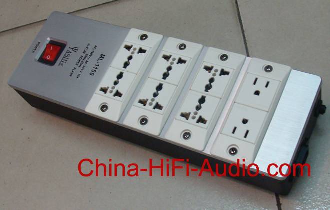 YAQIN ML-1100 AUDIOPHILE POWER FILTER PLANT sockets new - Click Image to Close